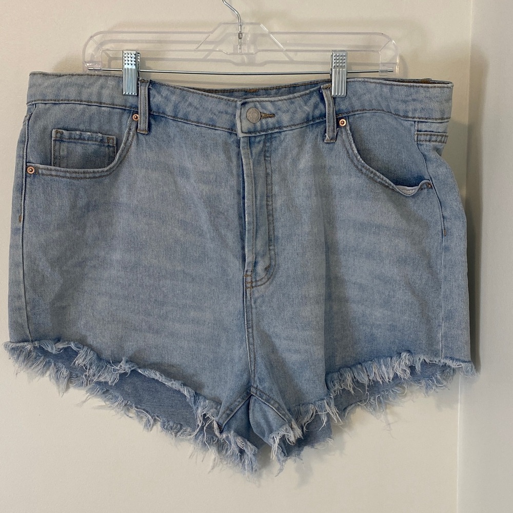 Wild Fable Light Blue Highest Rise Jean Shorts Size 18